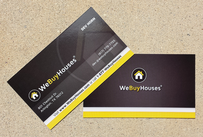 Business Cards | We Buy Houses Marketing Portal